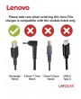 Lenovo 65W Slim Port AC Adapter PN-45N0257 / GX21G06613